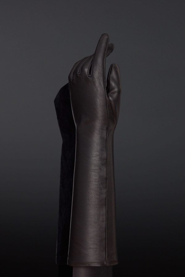 Leather Sense BDSM Opera Gloves