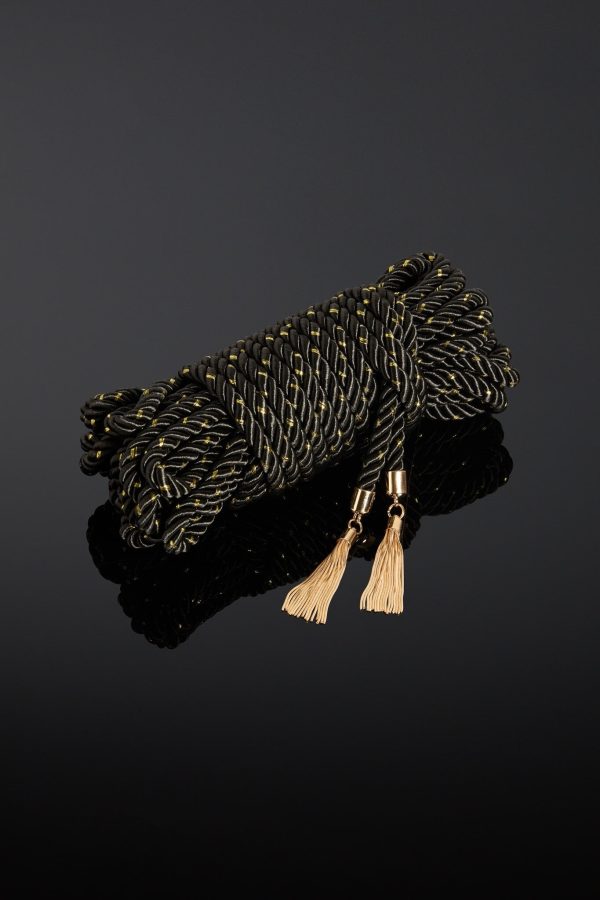 Ligatura Noctis — Conductive Bondage Rope in Black