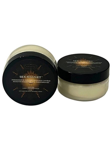 LEATHER Sex Magnet Massage Candle