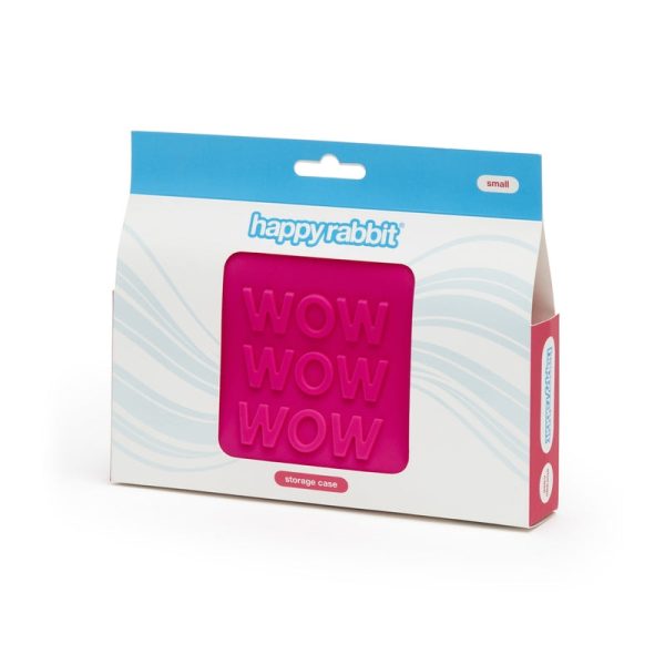 Happy Rabbit Small Storage Case - Pink