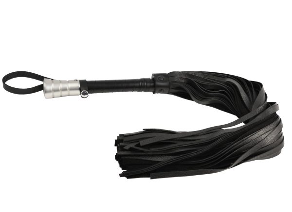 Premium Heavy Duty Nappa Leather Flogger - Black